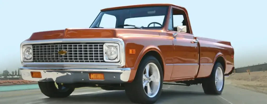Restored classic Chevrolet C10 pickup