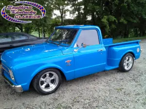 Customer truck: Chris Dawson, Rockport, Indiana, classic Chevy/GMC build with Southern Kentucky Classics parts