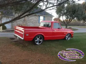 Customer truck: Ron & Sharon Faulkner, classic Chevy/GMC build with Southern Kentucky Classics parts