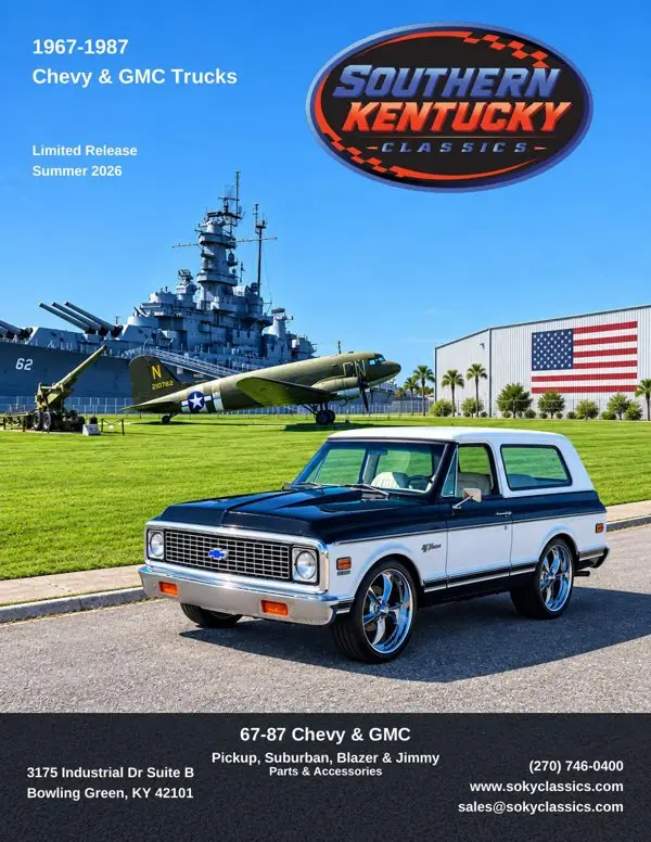 SKC 1967-1987 Chevy & GMC Trucks catalog cover, Summer 2026